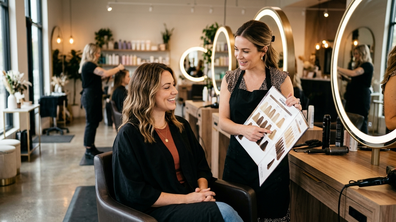 Consumidora vai a um salão renomado para fazer mechas loiras, mas o profissional erra no tempo e na mistura dos produtos, causando o derretimento e a quebra de 70% do cabelo da cliente. A Justiça condena o salão a custear tratamentos dermatológicos de recuperação capilar, a aplicação de extensões provisórias de alta qualidade e a pagar R$ 20 mil por danos estéticos e morais.
