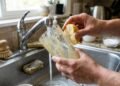 A casca que todo mundo joga fora esconde um truque poderoso para limpar a cozinha