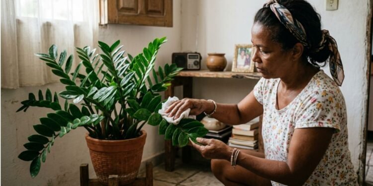 A Zamioculca lidera as indicações por conta das suas folhas grossas e extremamente brilhantes que acumulam água.
