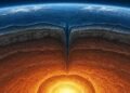 O ponto mais profundo do oceano chega a quase 11 quilômetros, mas ainda representa uma fração minúscula da distância até o centro da Terra
