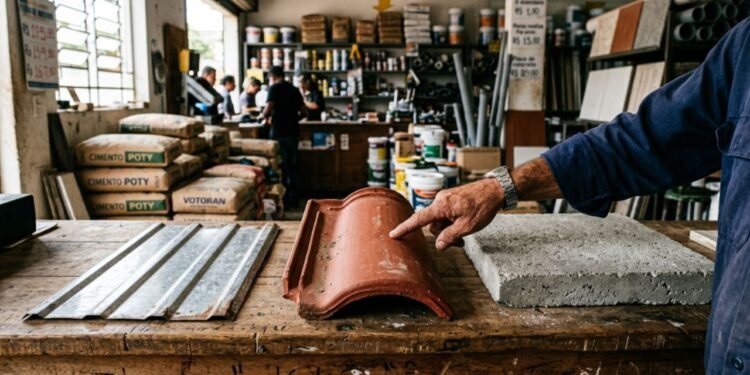 Temporais com ventania ou pedras de gelo podem quebrar peças soltas e causar goteiras e infiltrações no forro de gesso