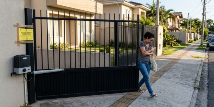 Além de exigir a readequação imediata da abertura, a equipe aplicou uma multa pecuniária por infração às normas de posturas urbanas.