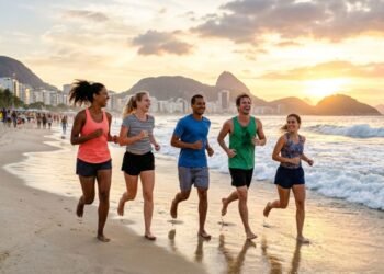 María Giner, treinadora holística: “Caminhar na beira da praia com a água na altura da panturrilha equivale a treinar as pernas, o abdômen e os glúteos de uma forma suave e segura.”