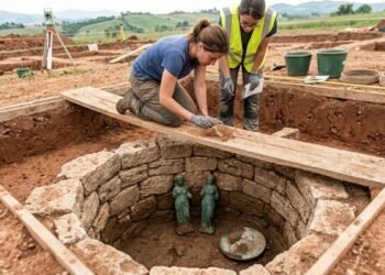 Arqueólogos encontram poço etrusco de 2.500 anos na Itália e descobrem o que foi escondido em seu interior