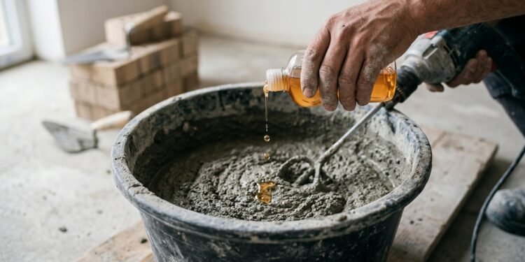 Detergente no cimento pode mudar a textura da mistura