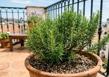 Seu alecrim cresce comprido e sem folhas? Jardineiros explicam a falta de sol e mostram onde deixar o vaso para formar um arbusto forte