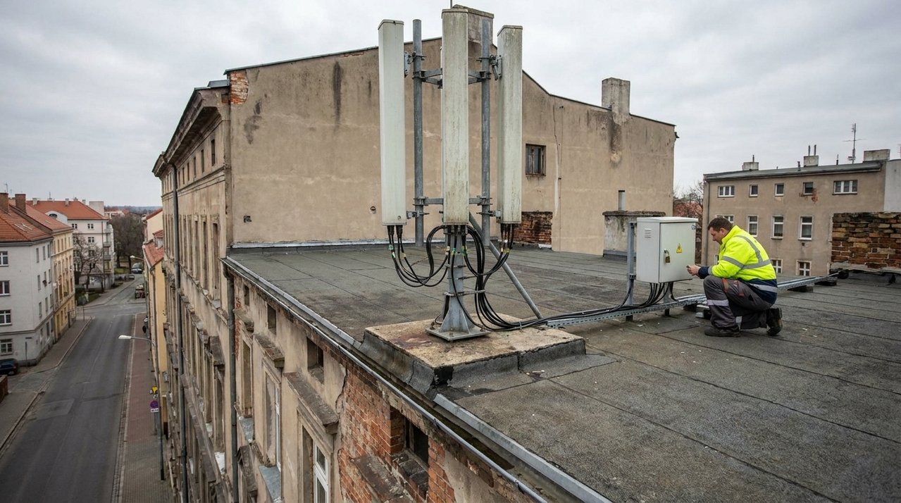 Morador permite que empresa instale antena no telhado em troca de desconto mensal, mas prédio é vendido anos depois e novo proprietário exige retirada imediata do equipamento