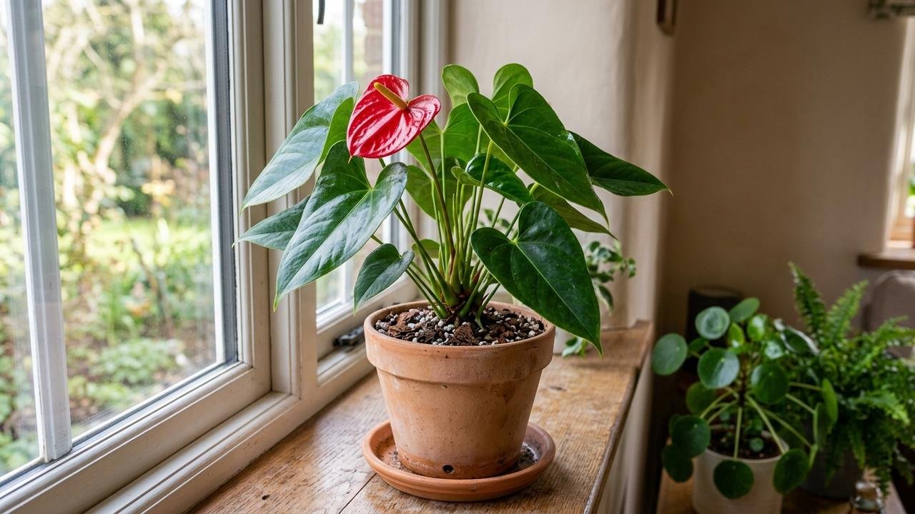 Como cuidar de um antúrio em casa, a planta de folhas brilhantes que está se tornando cada vez mais popular por florescer o ano todo