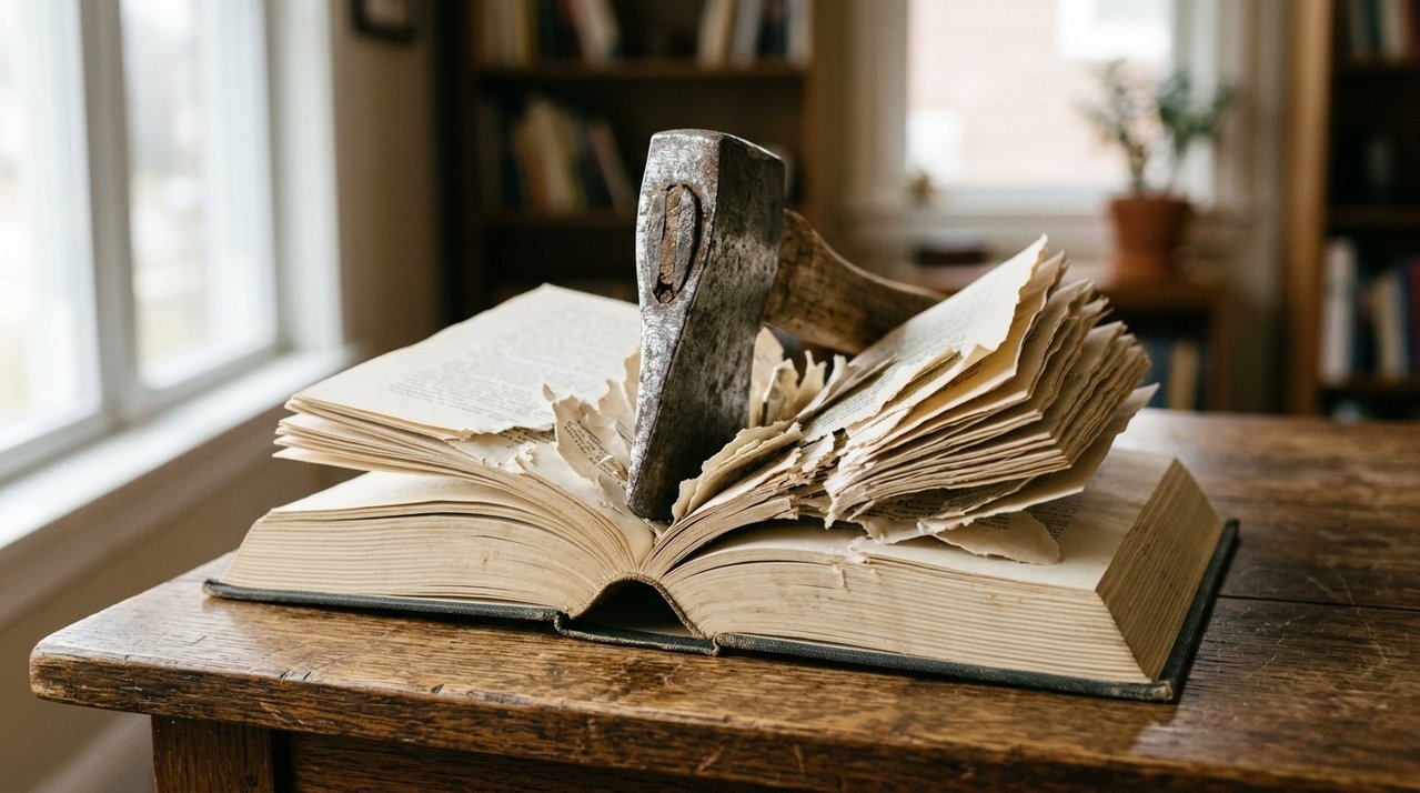 Franz Kafka deixou uma frase sobre aquilo que realmente deveria nos transformar: “Um livro deve ser o machado para o mar congelado dentro de nós” – Leitura, desconforto, transformação, ideias e por que algumas palavras precisam nos atingir antes de nos ensinar