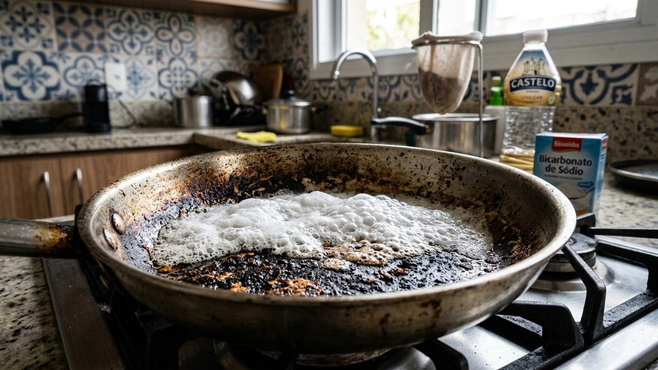 bicarbonato e vinagre