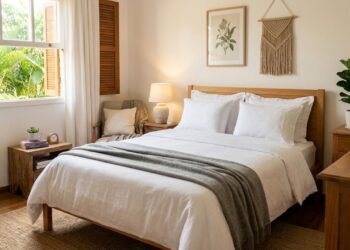 cama com cara de hotel