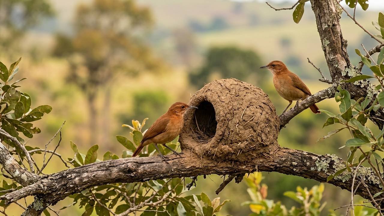 A habilidade arquitetônica do joão-de-barro que surpreendeu os biólogos e revela uma técnica de construção imune a tempestades