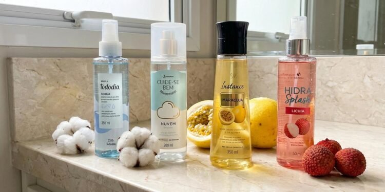 Outra característica é a possibilidade de borrifar o produto de maneira mais generosa pelo corpo.