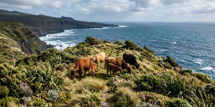 Mesmo com um grupo fundador extremamente pequeno, os animais se reproduziram sem novas introduções e formaram uma população feral que alcançou picos próximos de 2 mil indivíduos em 1952 e novamente em 1988.