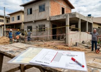 Comprador recebe as chaves, começa a reforma e arquiteto descobre que parte da casa foi construída além do permitido no terreno; problema pode recair sobre antigo ou novo proprietário