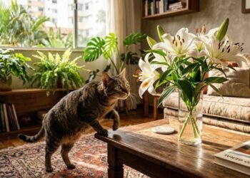 flores tóxicas para gatos