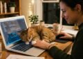 Os veterinários explicam: um gato deitado em cima do computador não está apenas brincando, está fazendo um apelo