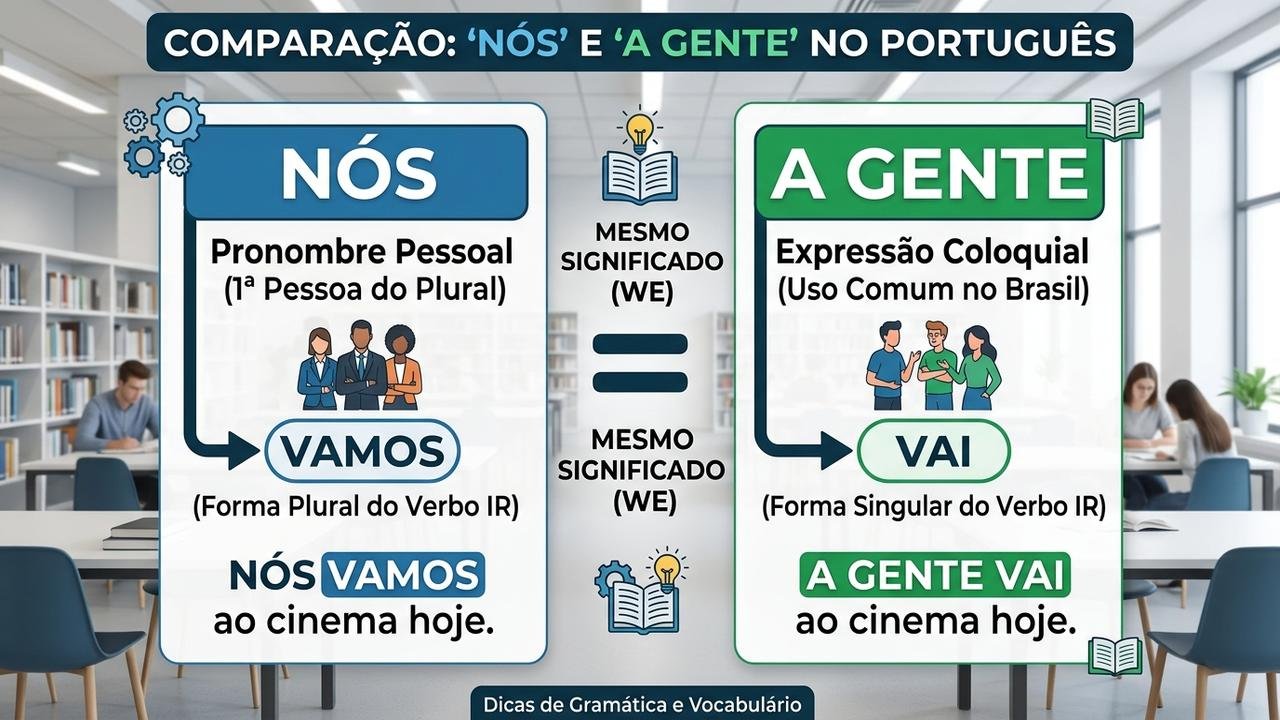 concordância com a gente
