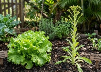plantar alface na primavera