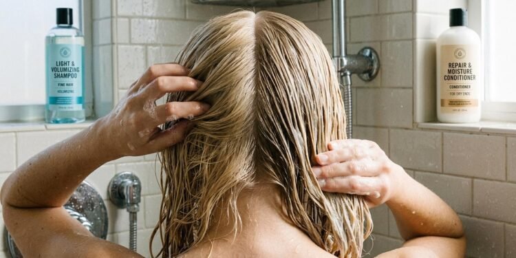 O cabelo fino é definido principalmente pelo menor diâmetro de cada fio, e não necessariamente pela quantidade de cabelos na cabeça. // Imagem ilustrativa