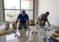 reforma de piso em apartamento