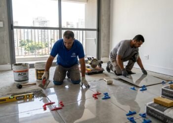 reforma de piso em apartamento