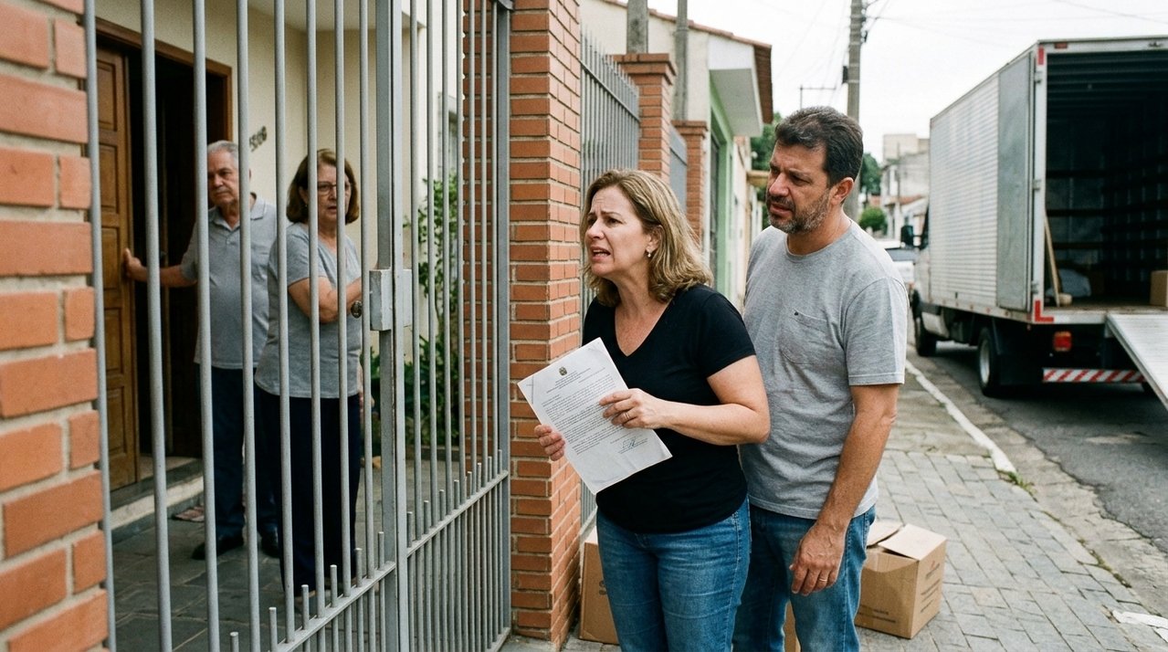 Casal arremata casa em leilão por R$ 174 mil, paga os custos da compra e descobre ao tentar entrar no imóvel que uma família permanece no local e se recusa a entregar as chaves