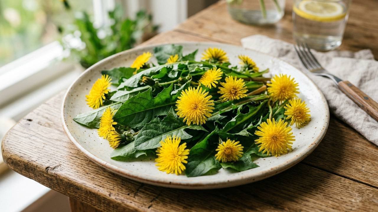 Dente-de-leão no prato: como colher e higienizar as folhas amargas e as flores amarelas dessa planta medicinal rica em nutrientes