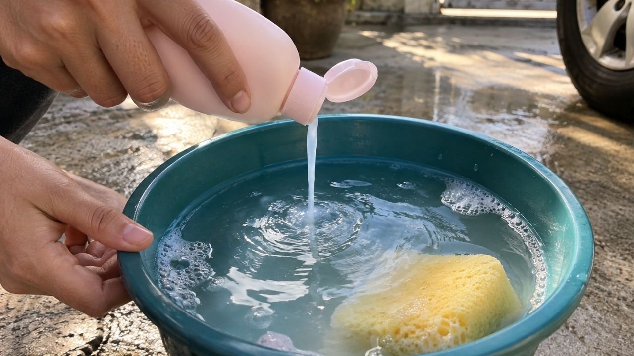 Misturar condicionador de cabelo de bebê com água para lavar o carro: para que serve e quando essa técnica é recomendada