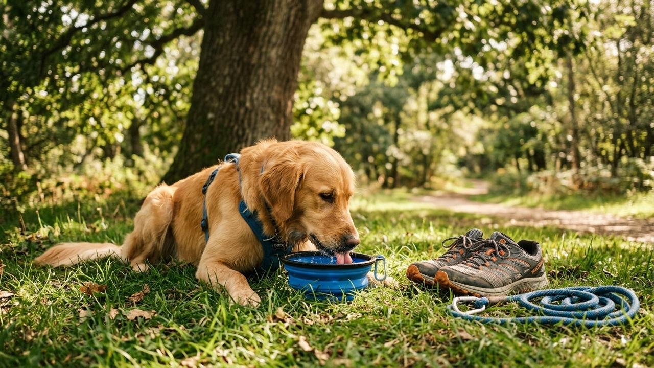 passear com cachorro no calor