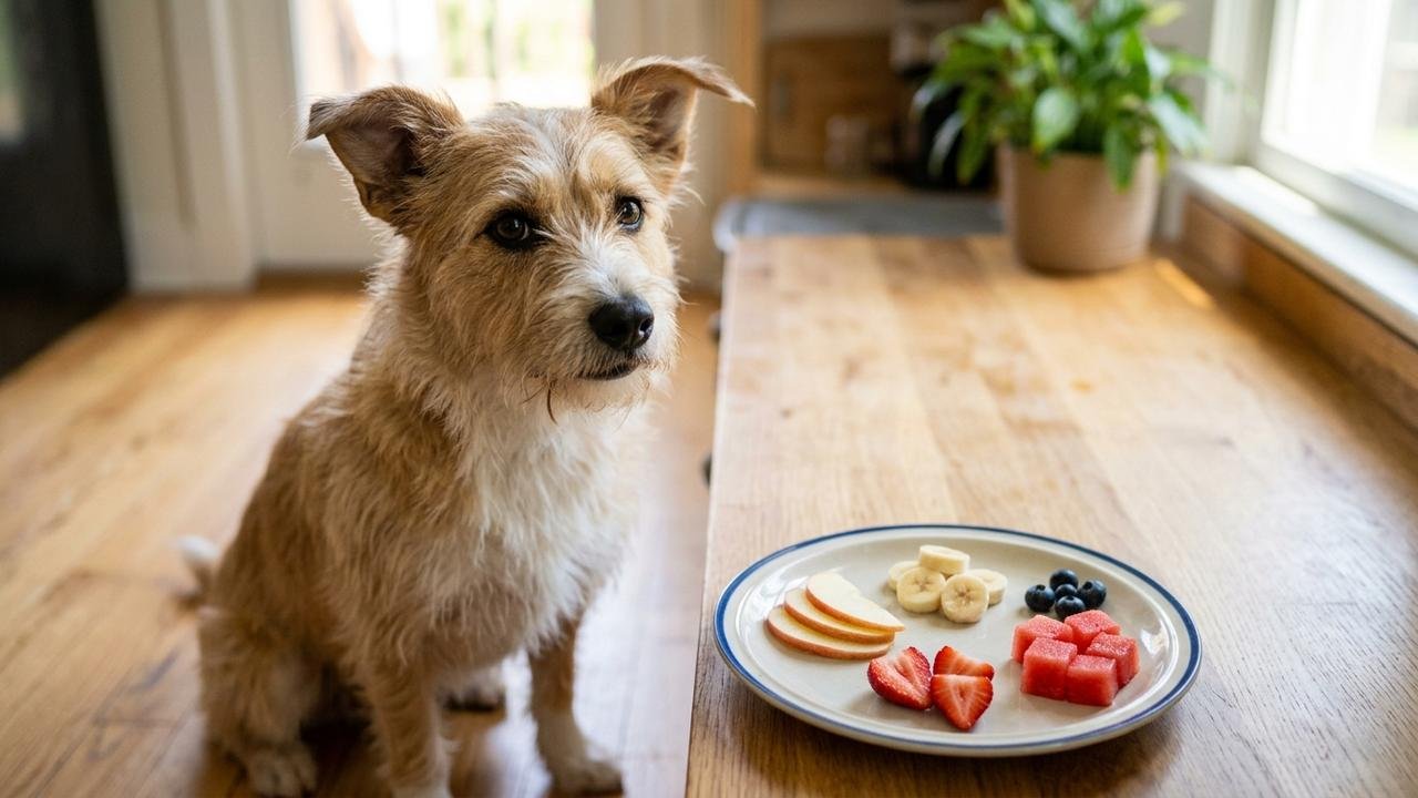 Nem toda fruta é segura para cachorro e estes cuidados simples evitam engasgos, intoxicações e problemas digestivos