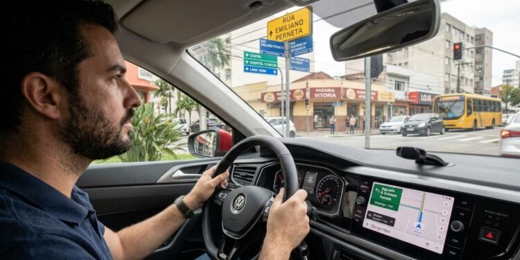 Dirigir por um caminho conhecido permite realizar várias ações de forma relativamente automática.