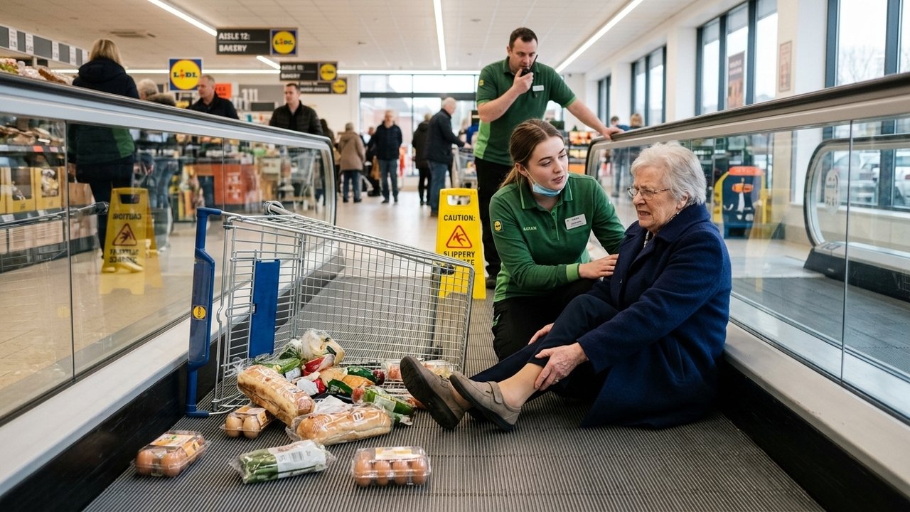 Acidente em supermercado muda rotina de idosa de 80 anos