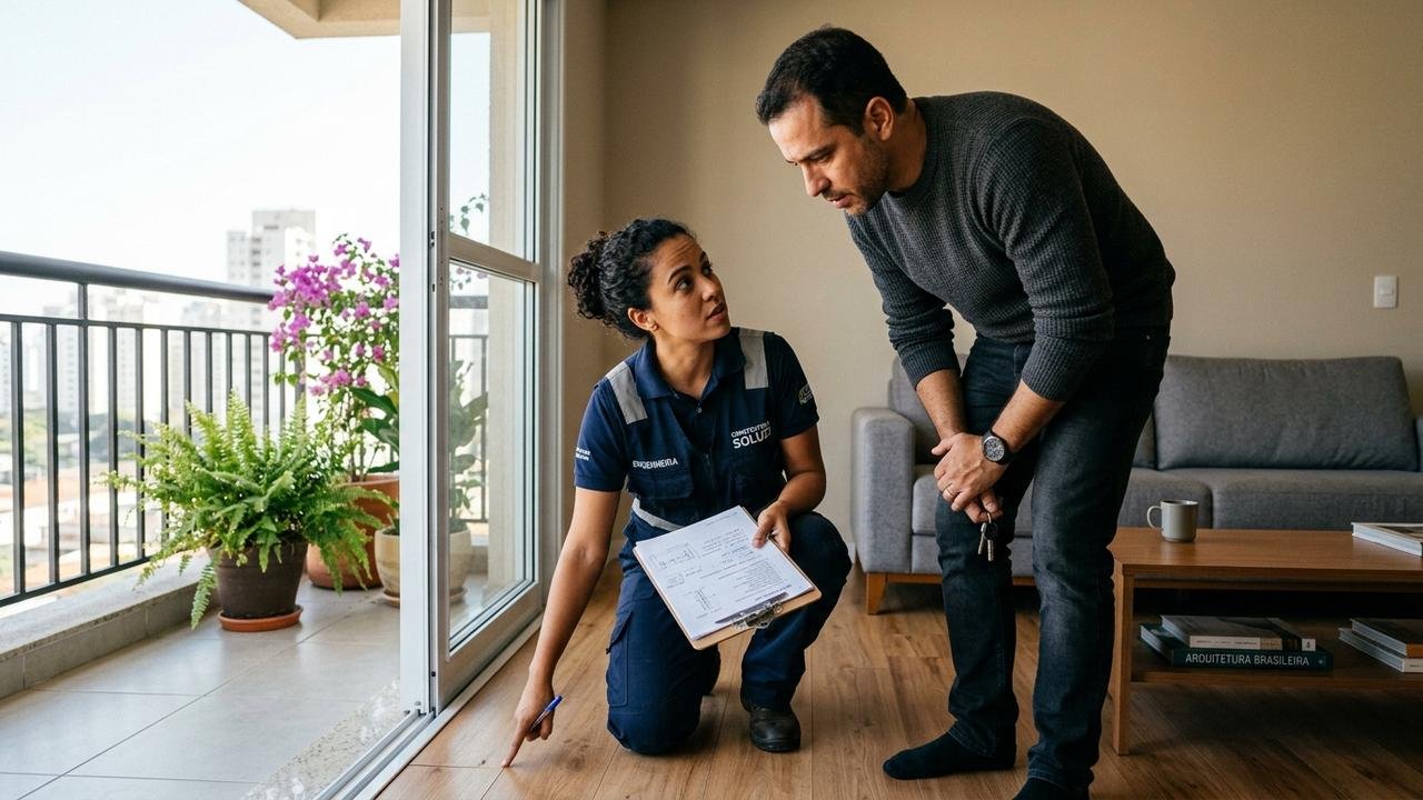 reforma de piso em apartamento