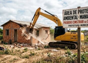 Homem gasta R$ 80 mil em terreno com contrato de boca, prefeitura demole a casa em área de manancial e comprador perde todo o investimento