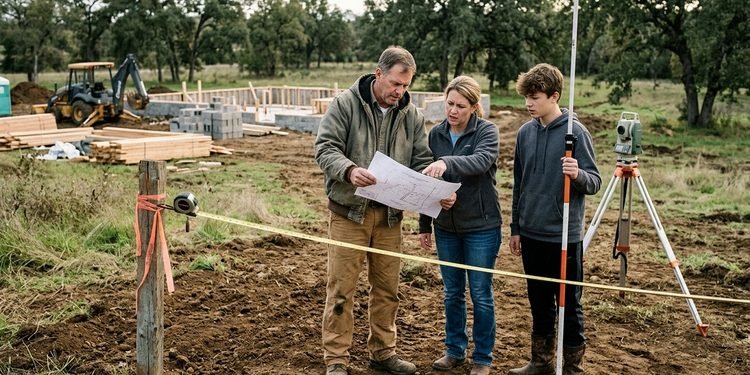 Família inicia construção em terreno comprado há anos e descobre diferença entre a medida real e a escritura