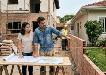 Família reforma casa antiga por mais de R$ 180 mil e descobre, durante a obra, que parte da construção foi feita sobre uma área que pertence oficialmente ao vizinho