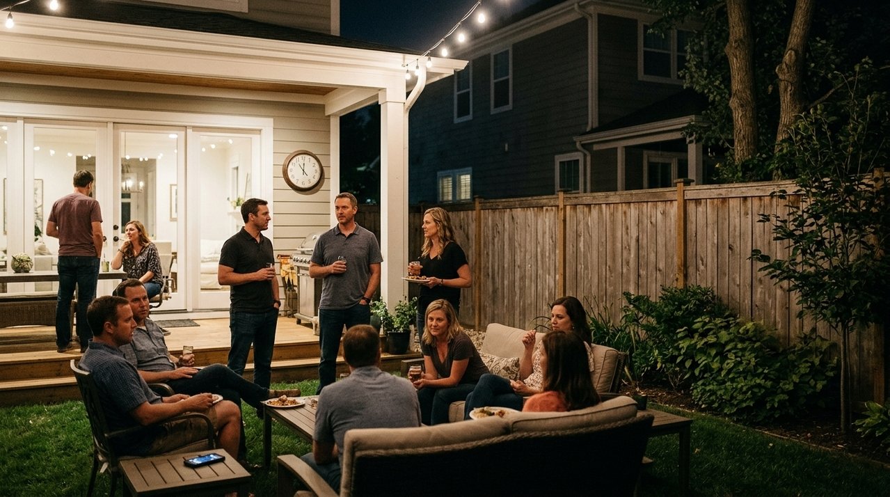 Família transforma garagem da própria casa em espaço para receber amigos aos fins de semana e conflito com vizinhos cresce depois que conversas e música passam a avançar até depois da meia-noite