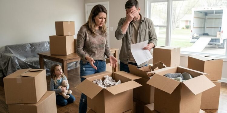 Família contrata empresa para transportar mudança entre dois estados e recebe os móveis 12 dias depois com caixas abertas e parte dos objetos sem localização
