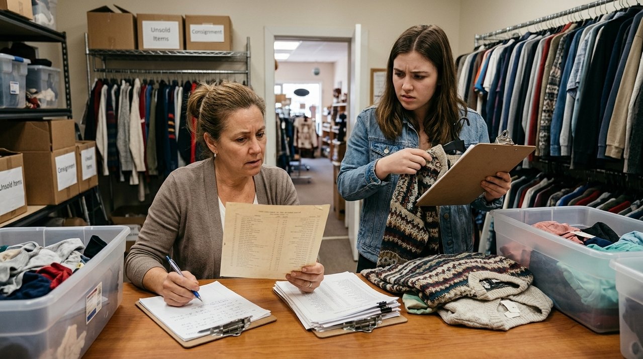 Família entrega dezenas de roupas de bebê para brechó vender por comissão e, meses depois, descobre que várias peças desapareceram sem constar como vendidas nem devolvidas