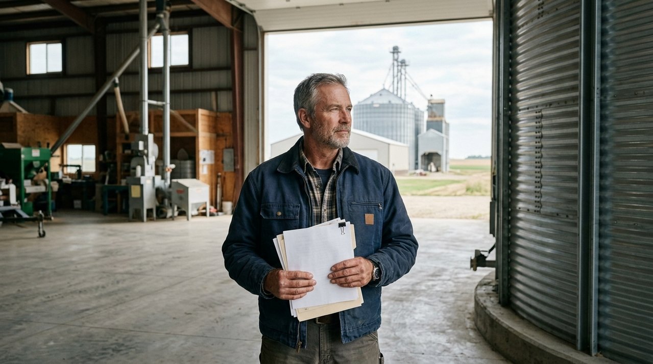 Agricultor armazena safra em silo de terceiros e, na retirada meses depois, quantidade pesada é menor que a registrada no momento da entrega