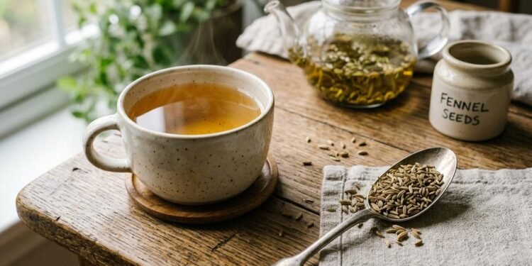 Entre os componentes encontrados no funcho está o anetol, substância aromática presente no óleo da planta.