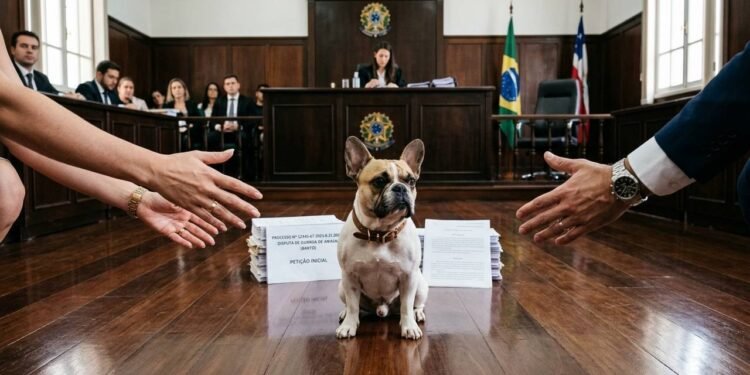 Casal se divorcia sem filhos e gasta R$ 15 mil em advogados para disputar cão de raça: Justiça determina guarda compartilhada e rateio de custos