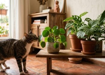 Moradora decide renovar o jardim para a primavera, compra várias mudas ornamentais e somente ao ver o gato interessado nas folhas percebe que precisava verificar quais espécies poderiam representar risco antes de espalhar os vasos pela casa