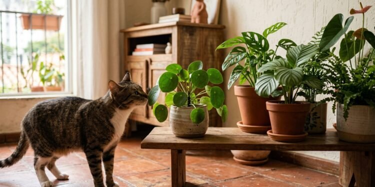 A cena levantou uma dúvida simples: o que aconteceria se o gato mordesse uma planta que não fosse segura para ele?
