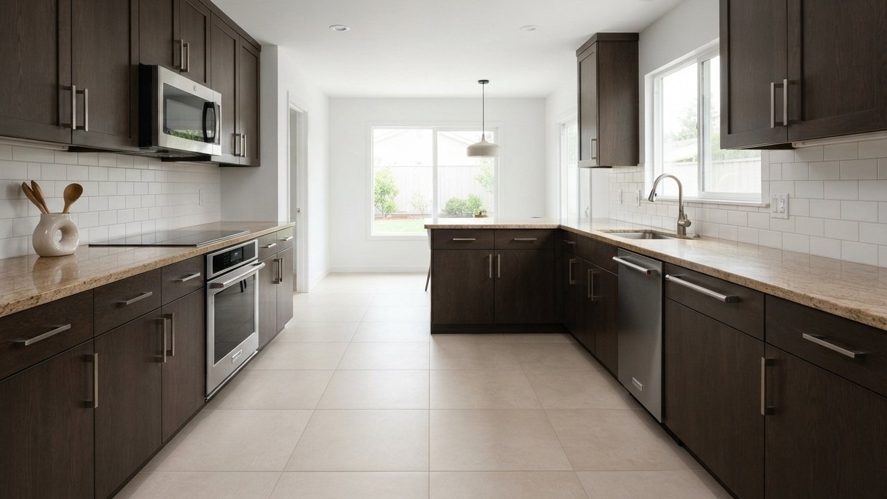 piso de cerâmica para cozinha