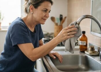 Torneiras cromadas ficam mais protegidas com uma limpeza suave e frequente; entenda o motivo apontado por especialistas da limpeza