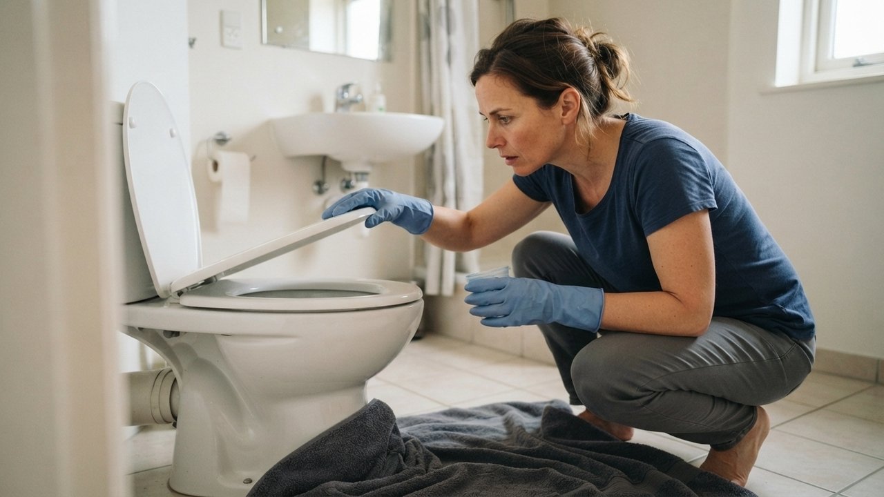 O vaso entupiu e não tem êmbolo? Detergente e água quente podem ajudar