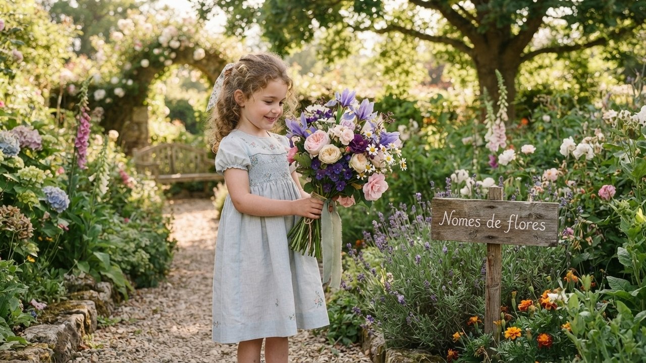 nomes de flores para meninas