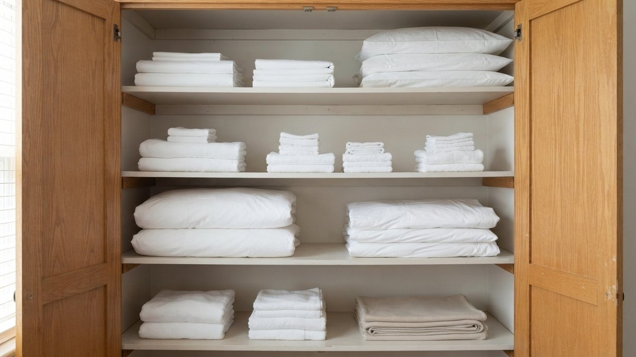 cheiro de roupa velha nos lençóis